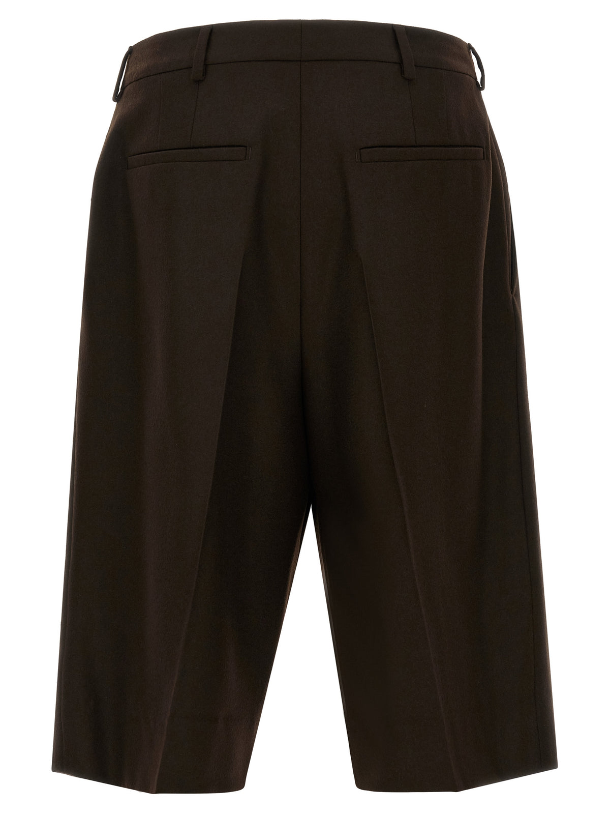 Saint Laurent Brown Wool Bermuda Shorts