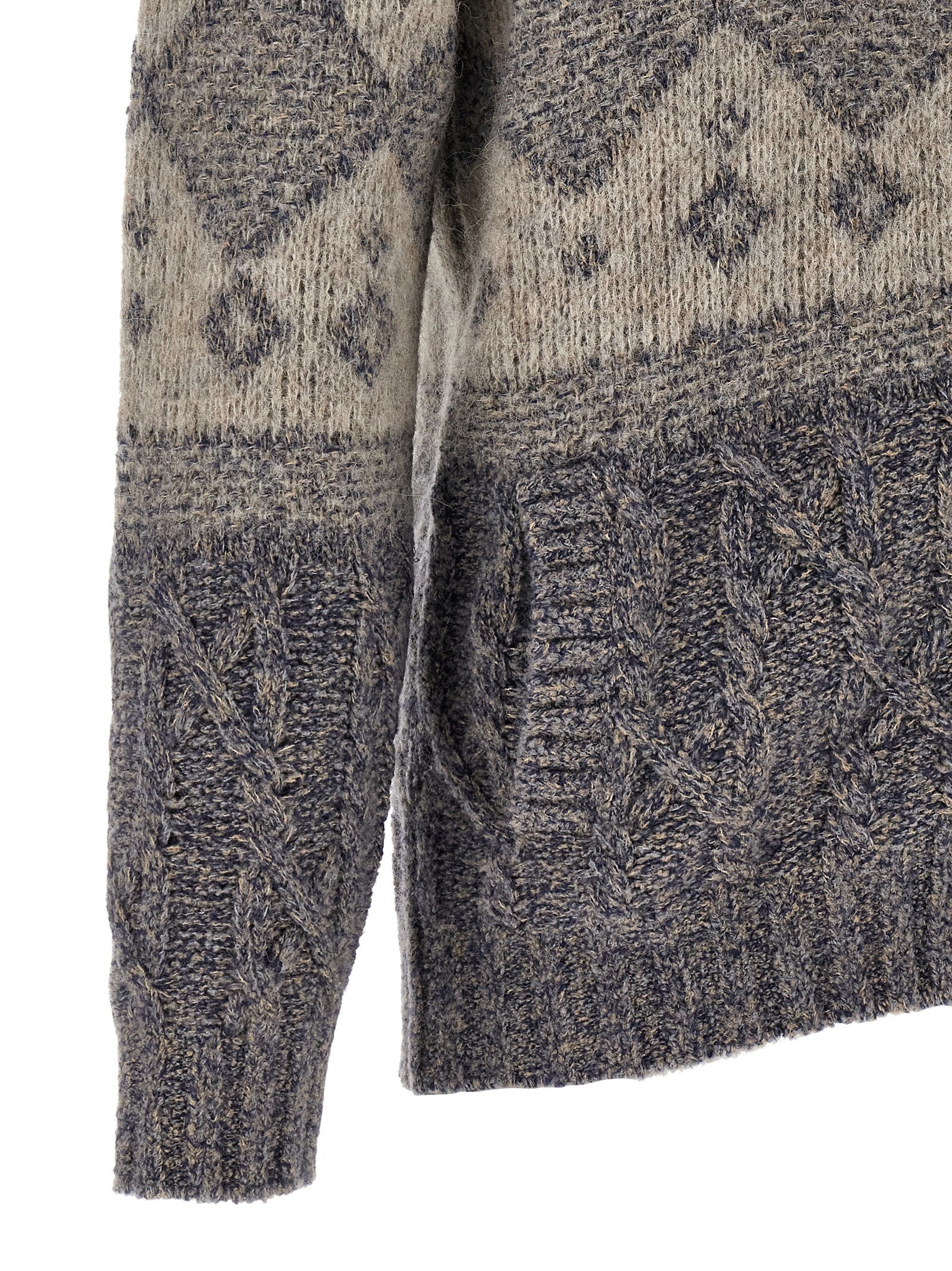 Brunello Cucinelli Gray Virgin Wool Cardigan