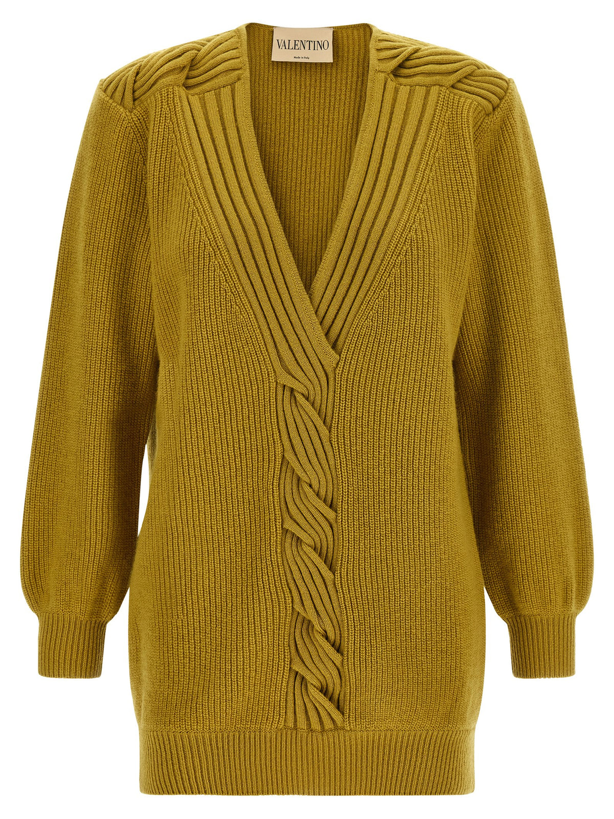 Valentino Garavani Multicolor Virgin Wool Cardigan