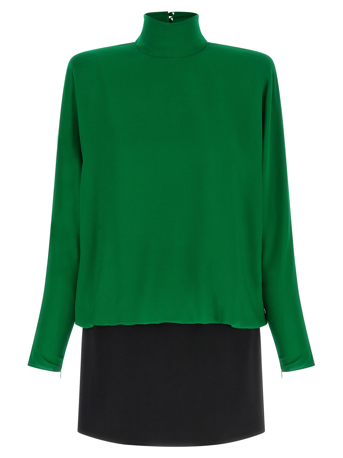 Valentino Garavani Bicolor Silk Short Dress