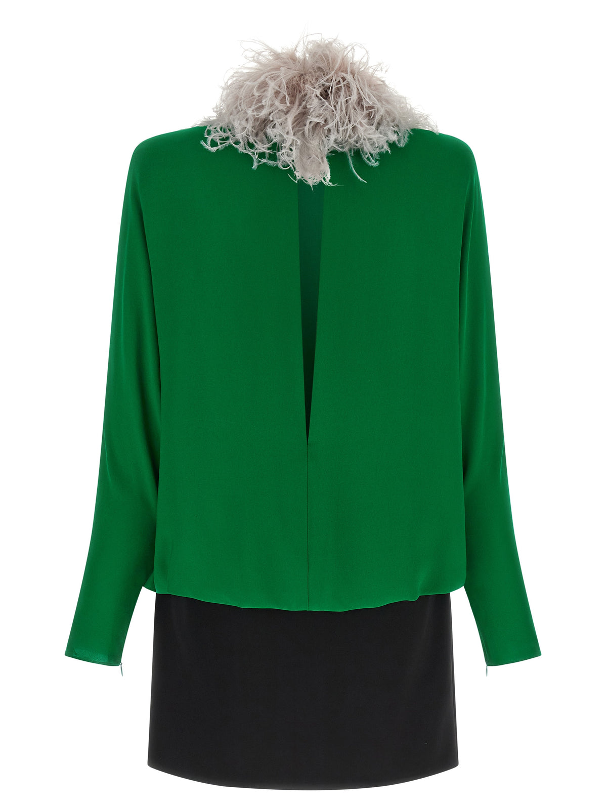 Valentino Garavani Bicolor Silk Short Dress