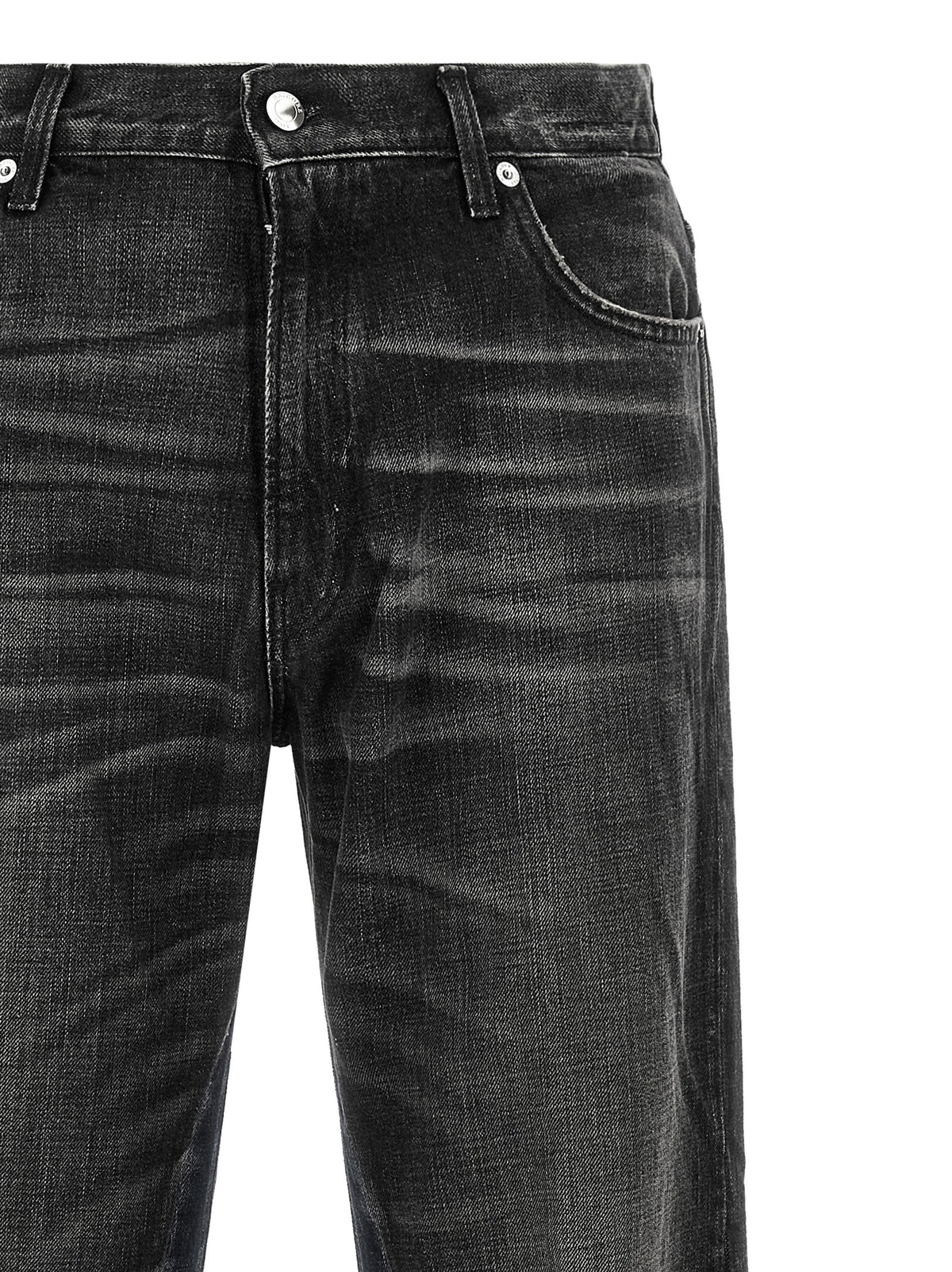 Haikure Gray Cotton Flared Jeans