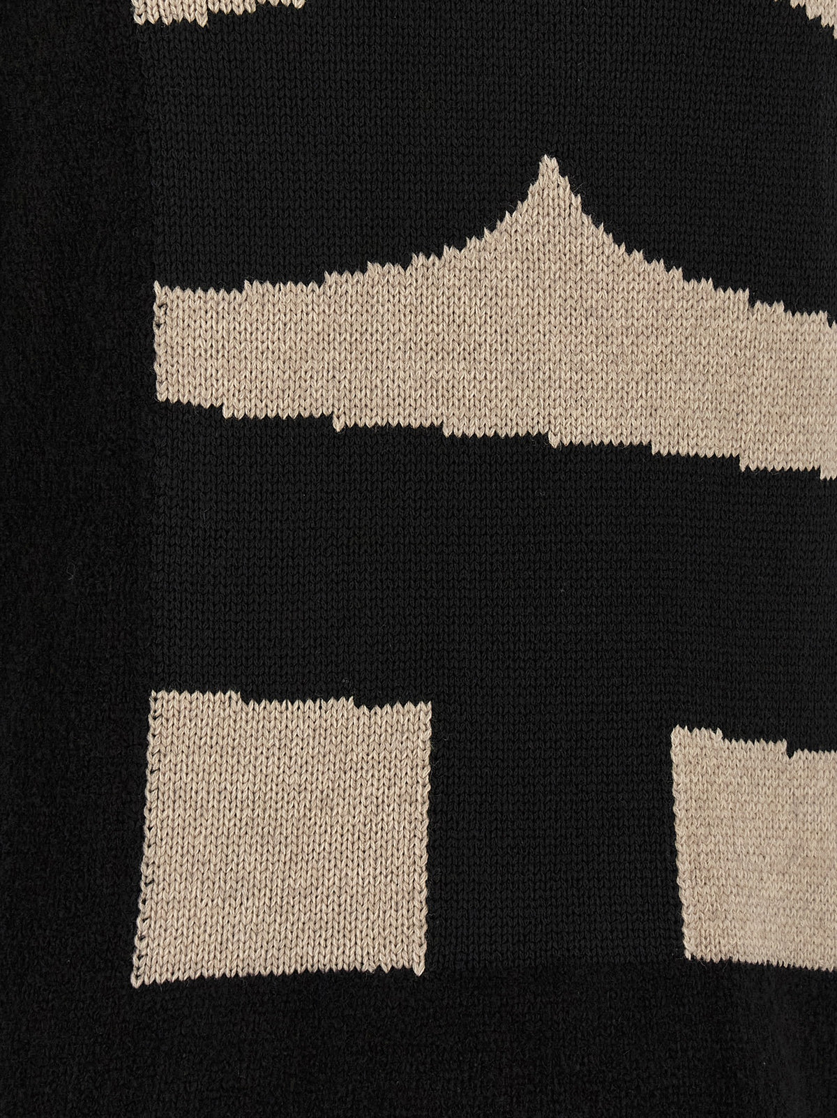 Comme Des Garçons Black Polyester Cardigan