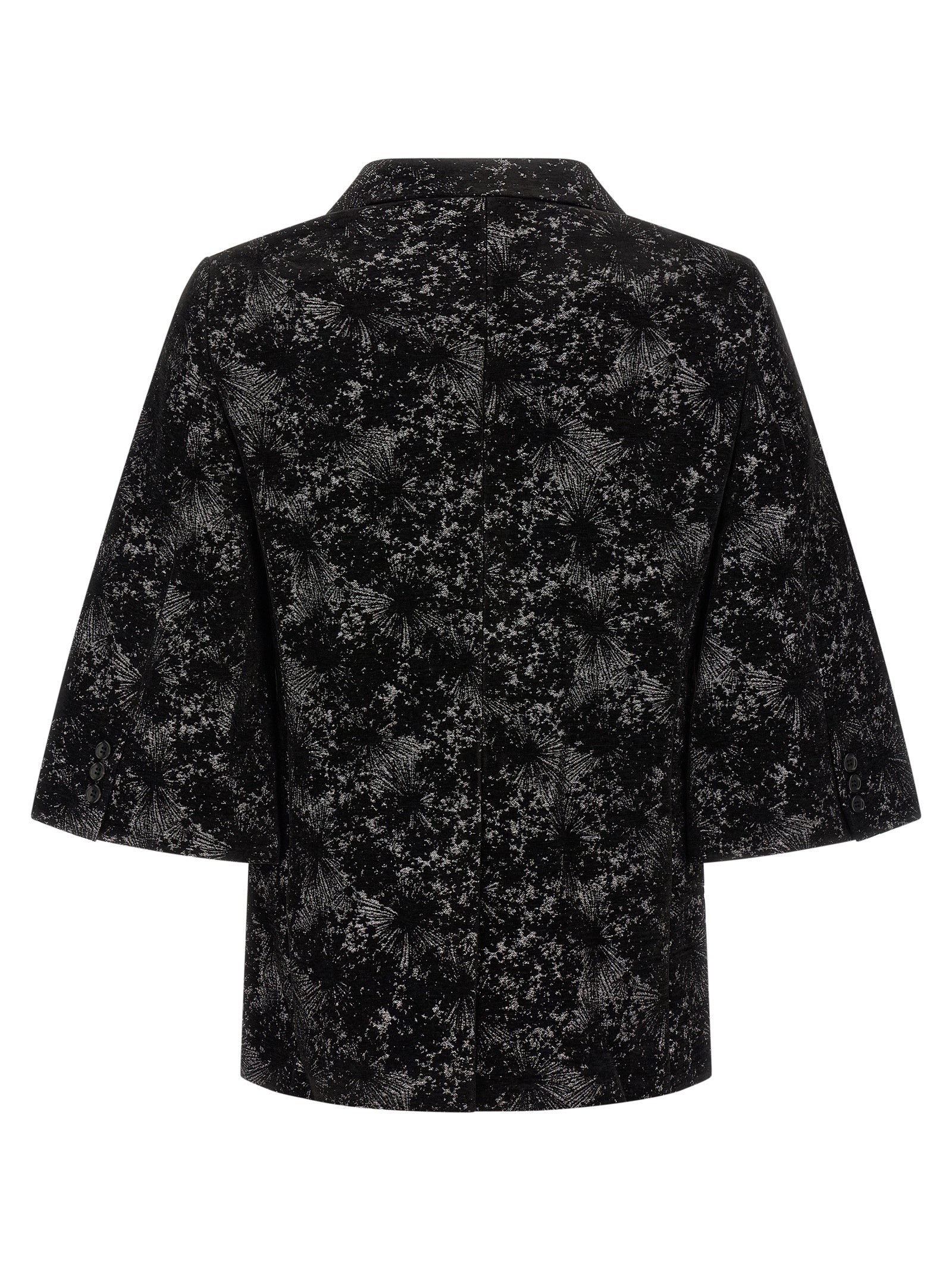 Comme Des Garçons Black Polyester Blazer