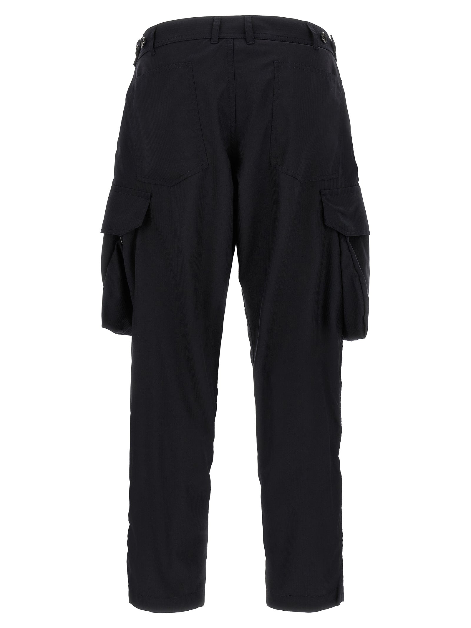 Comme Des Garçons Blue Polyester Cargo Pants