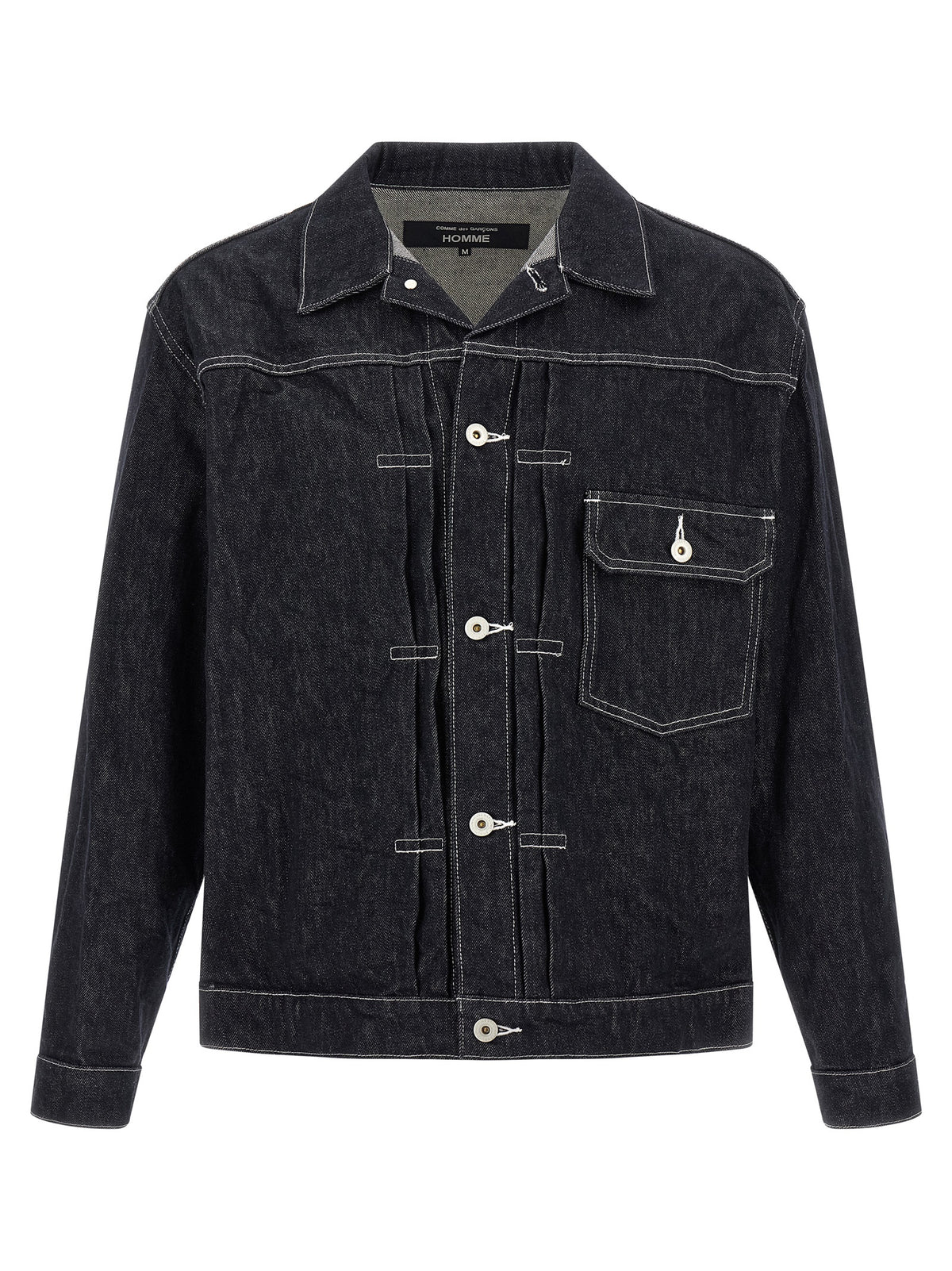Comme Des Garçons Blue Cotton Denim Jacket
