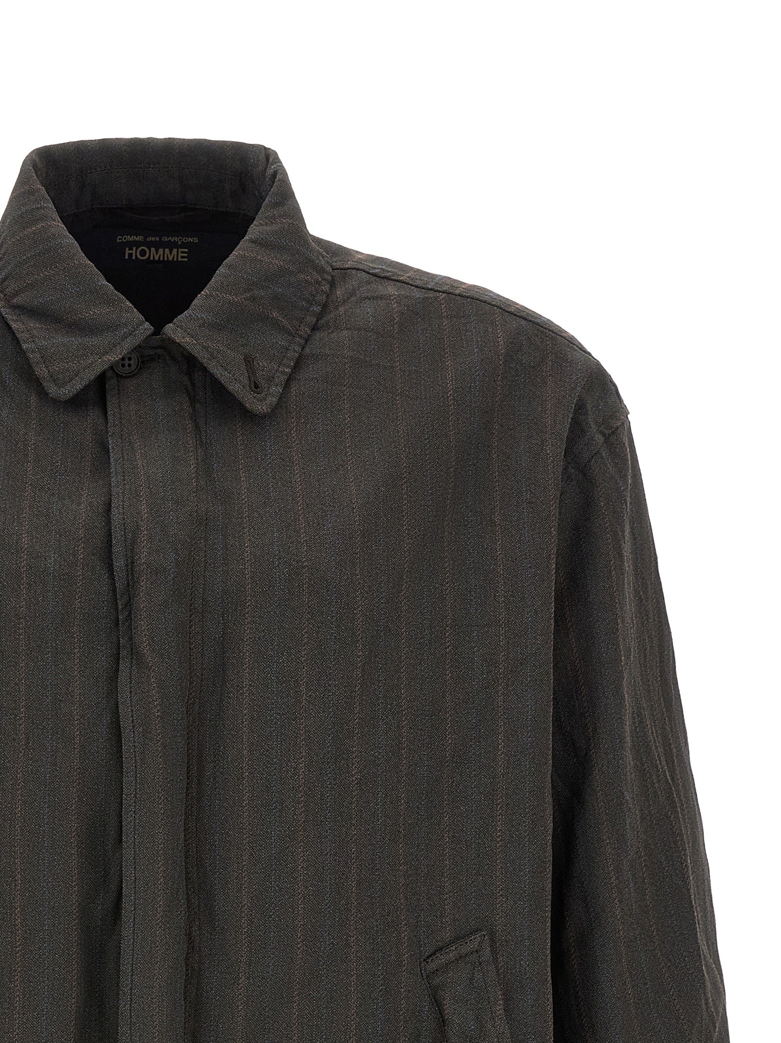 Comme Des Garçons Brown Polyester Bomber