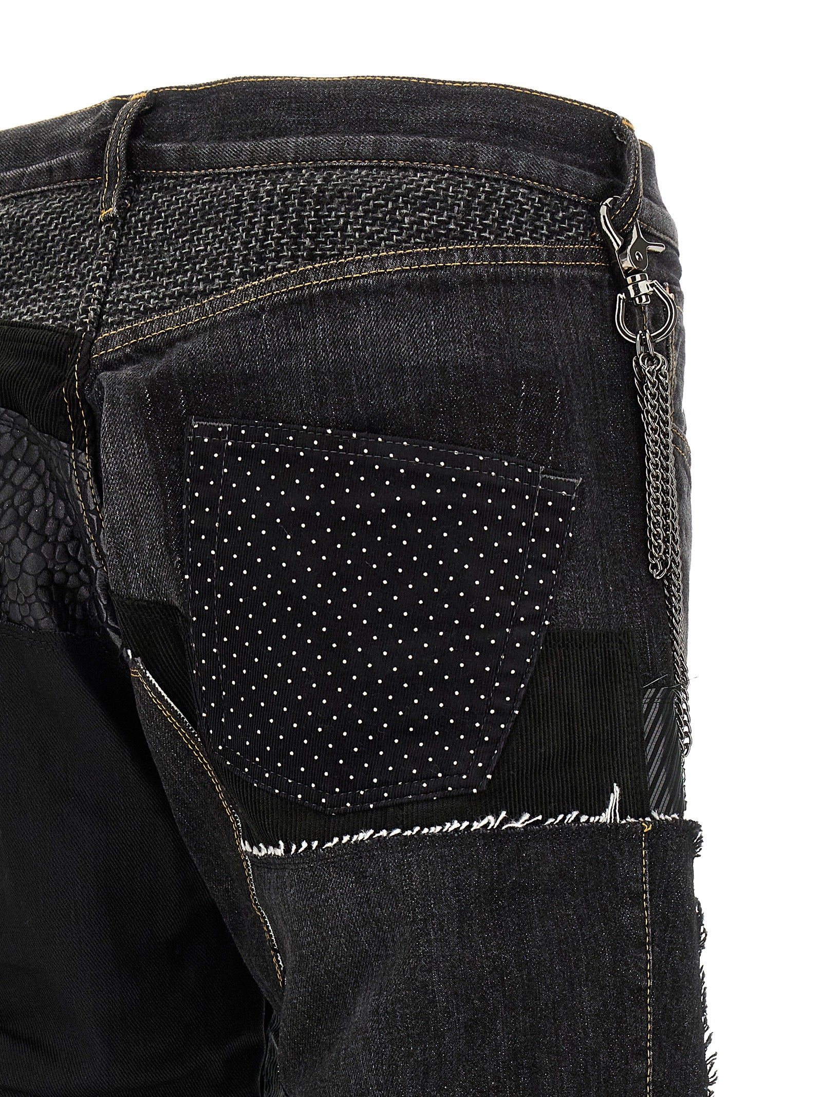 Junya Watanabe Blue Cotton Jeans Denim