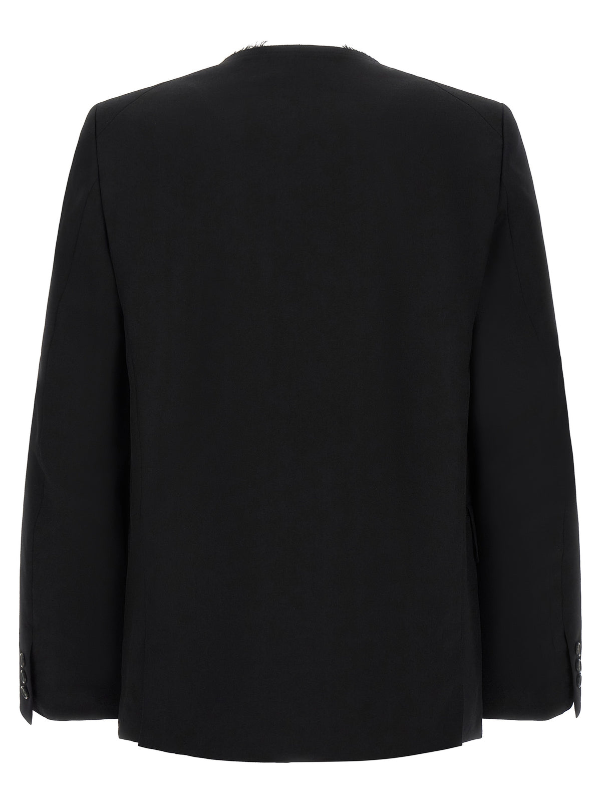 Comme Des Garçons Black Wool Blazer