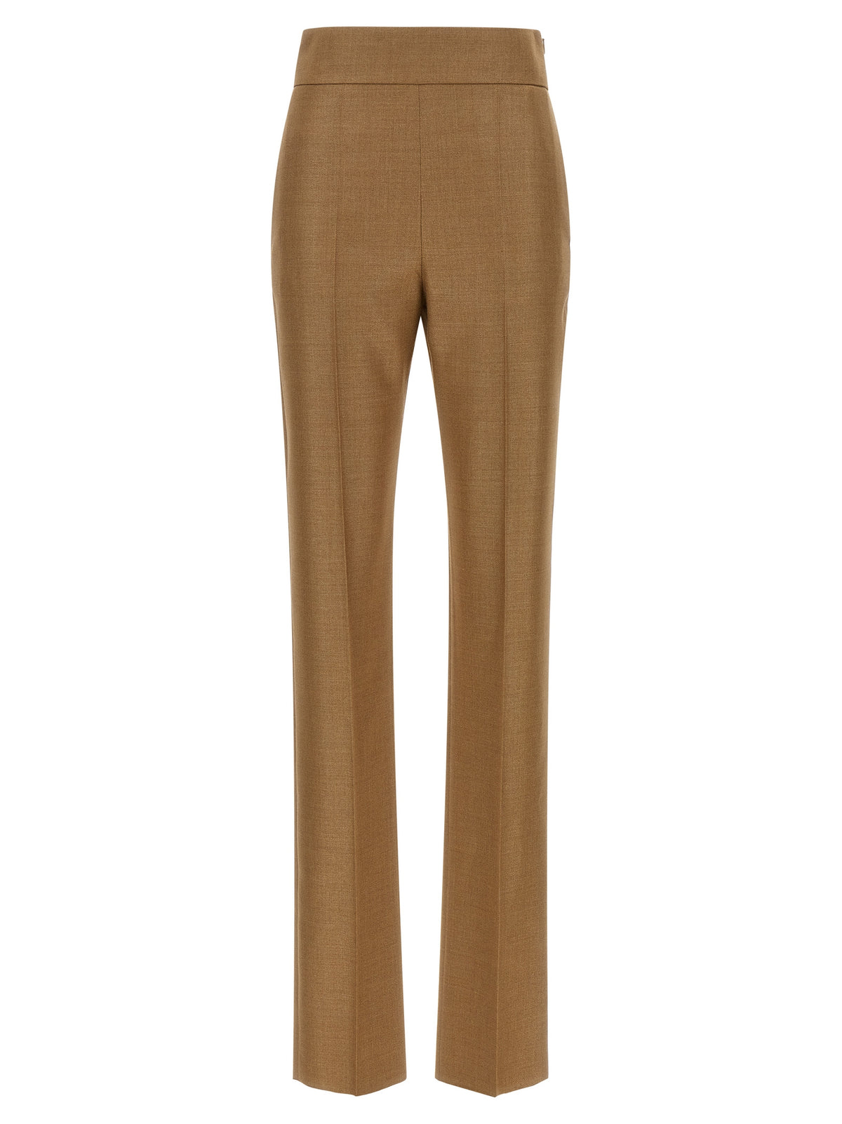 Valentino Garavani Beige Virgin Wool Dress Pants