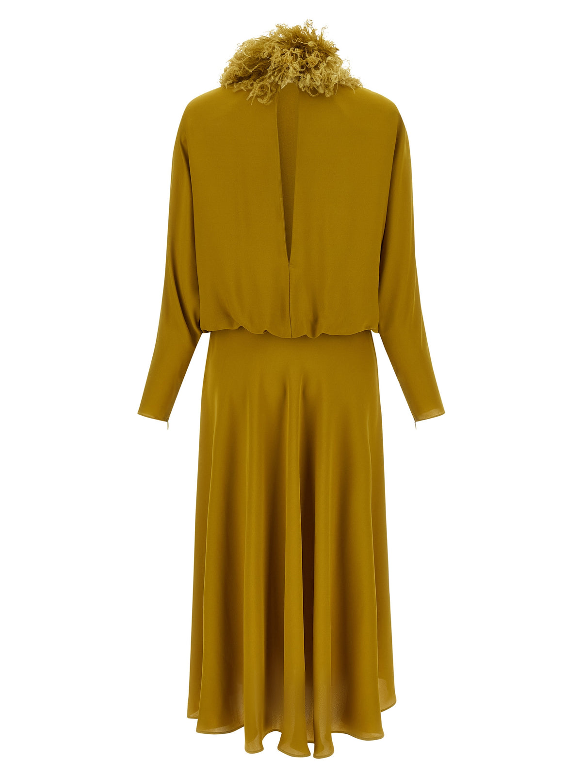 Valentino Garavani Bicolor Silk Midi Dress