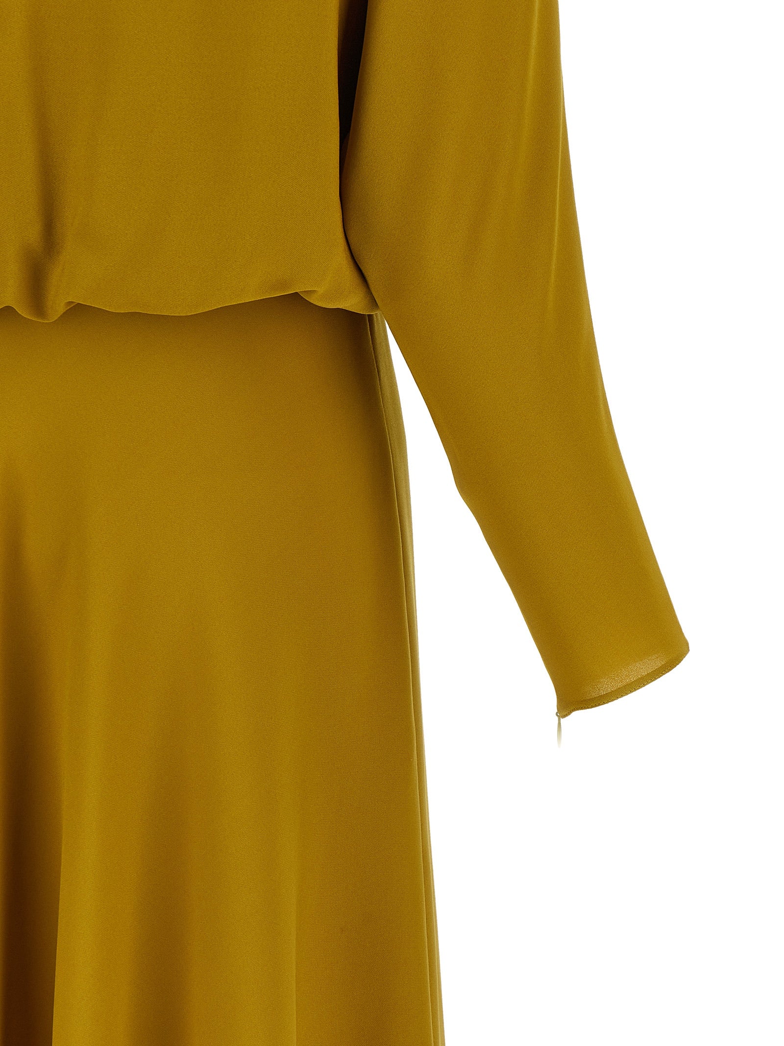 Valentino Garavani Bicolor Silk Midi Dress