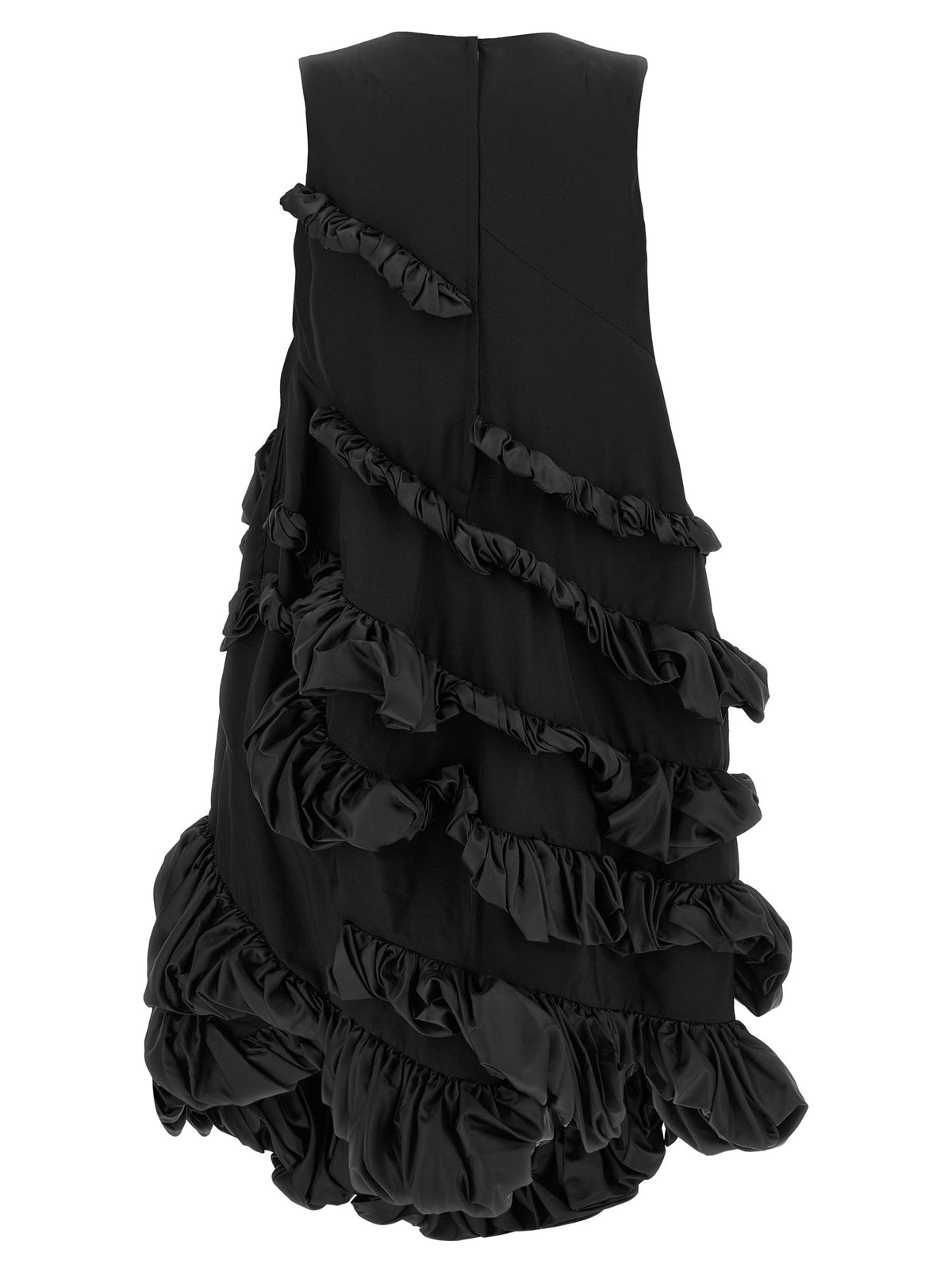 Comme Des Garçons Black Polyester Short Dress