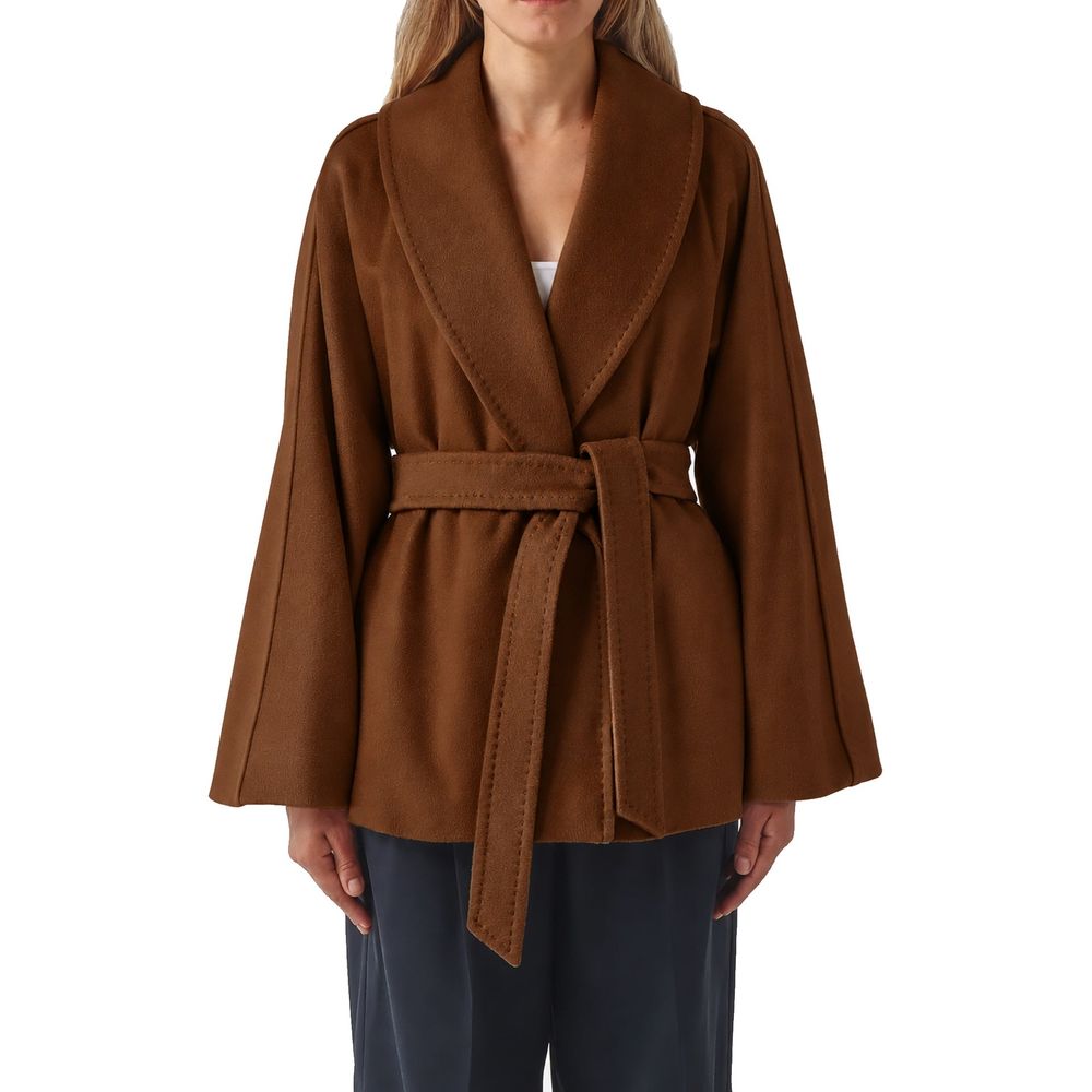 Max Mara Brown Virgin Wool Jacket