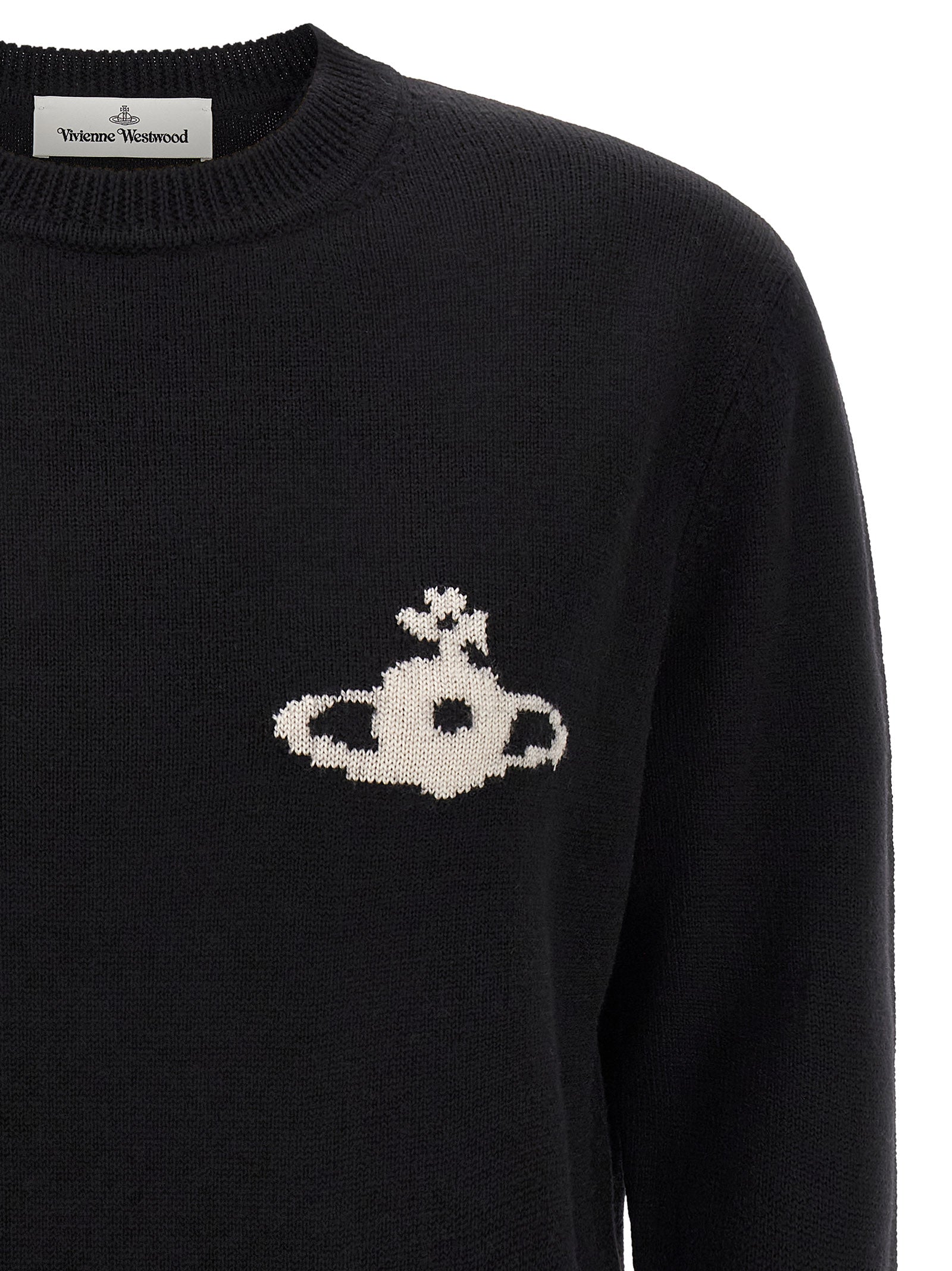 Vivienne Westwood Black Wool Cardigan