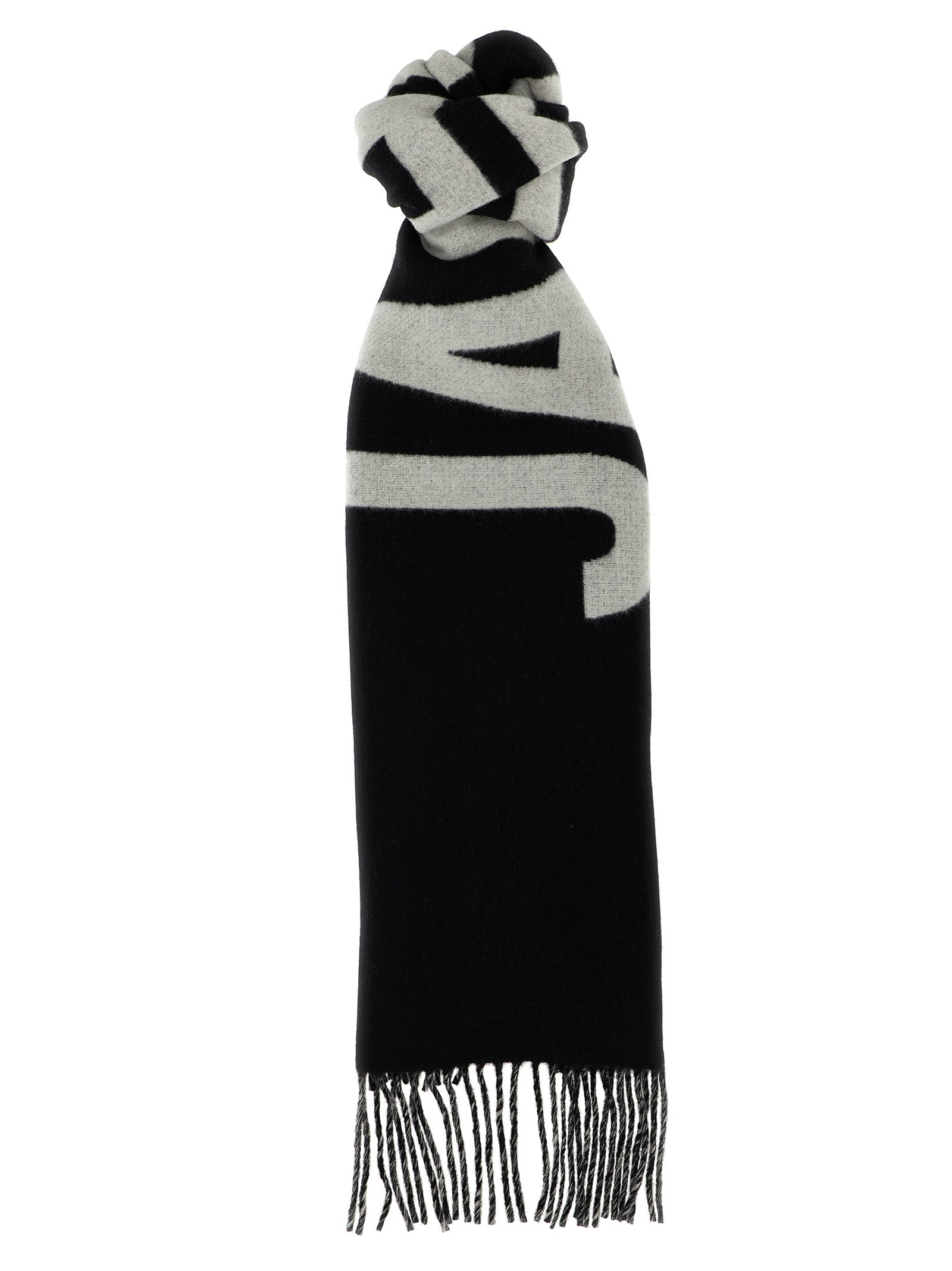 Jacquemus Black Wool Foulard