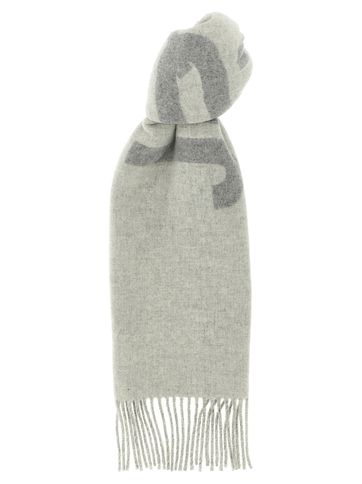 Jacquemus Gray Wool Foulard