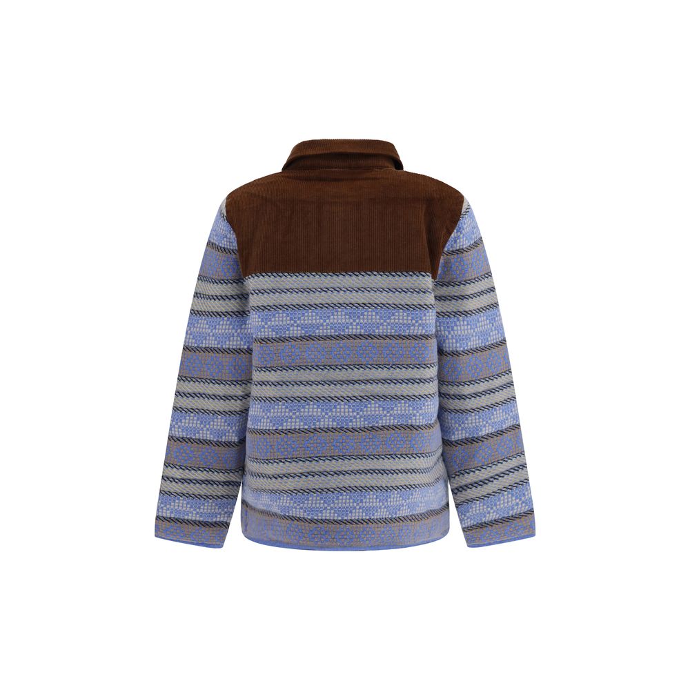 Guest in Residence Blue Wool Oves Aries Full-Length Jacket