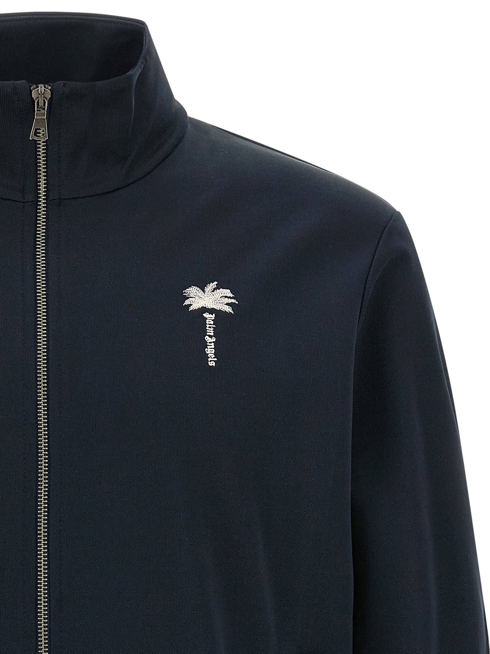 Palm Angels Blue Polyester Sweatshirt