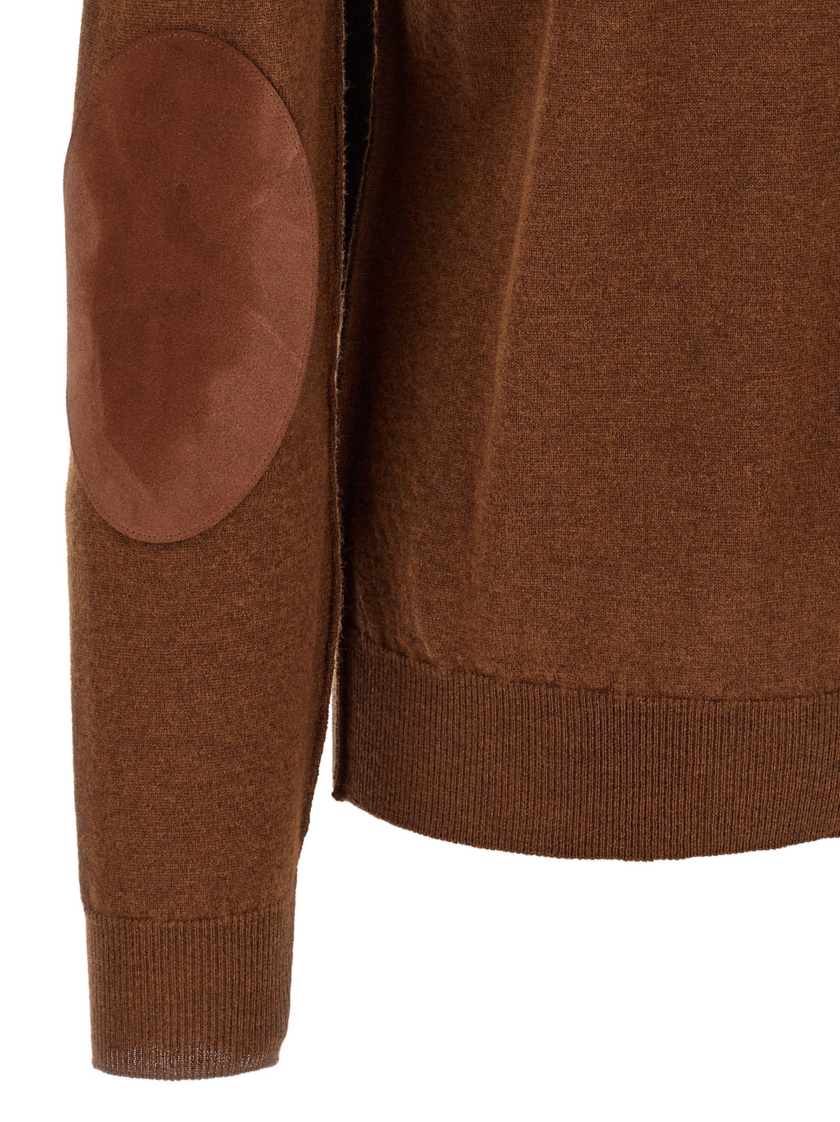 Maison Margiela Brown Wool Cardigan