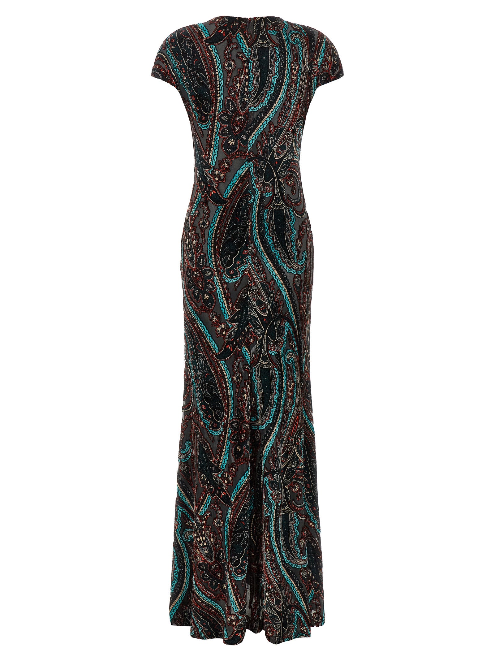 Etro Multicolor Viscose Long Dress