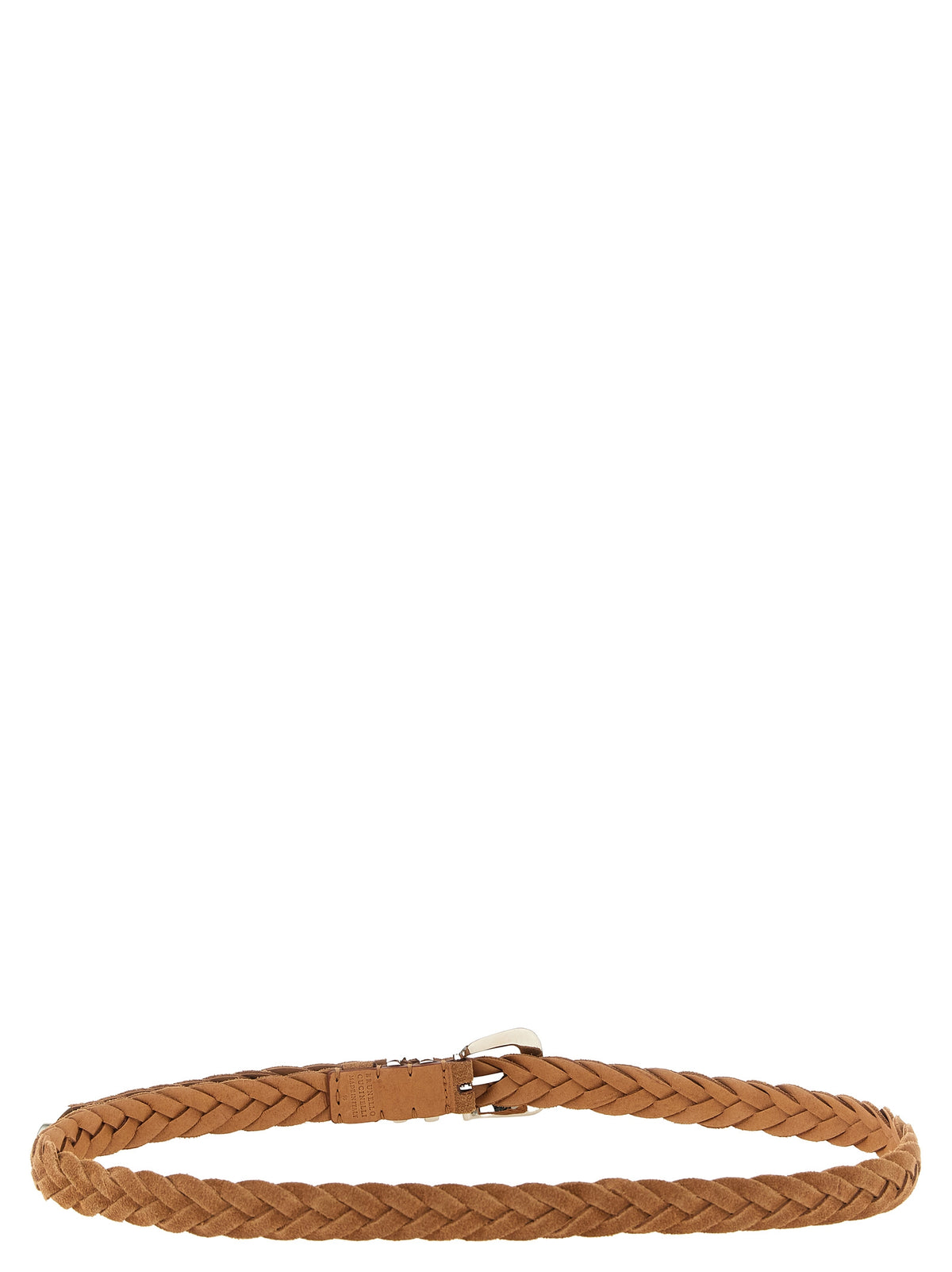 Brunello Cucinelli Brown Bull Skin Regular Belt