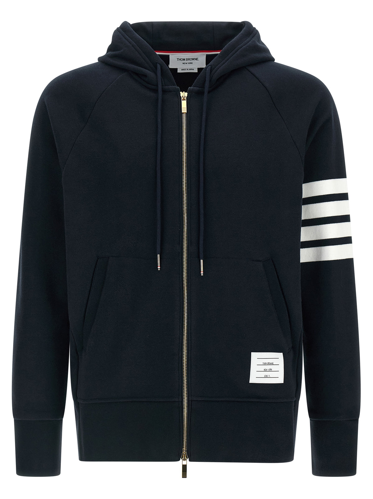 Thom Browne Blue Cotton Sweatshirt
