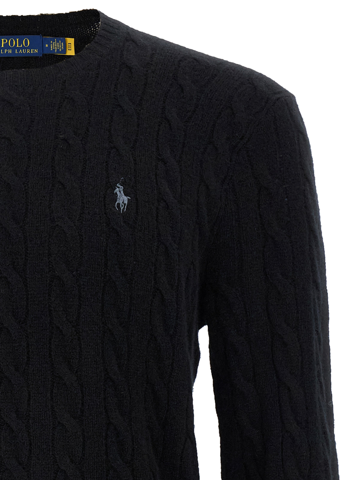Polo Ralph Lauren Black Wool Cardigan