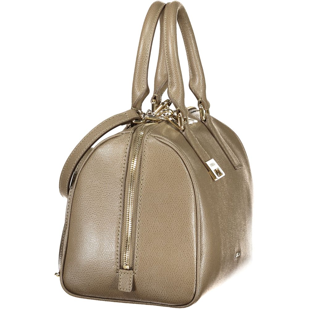 Furla Green Leather Handbag