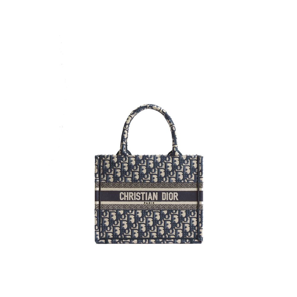 Dior Blue Cotton Tote Bag