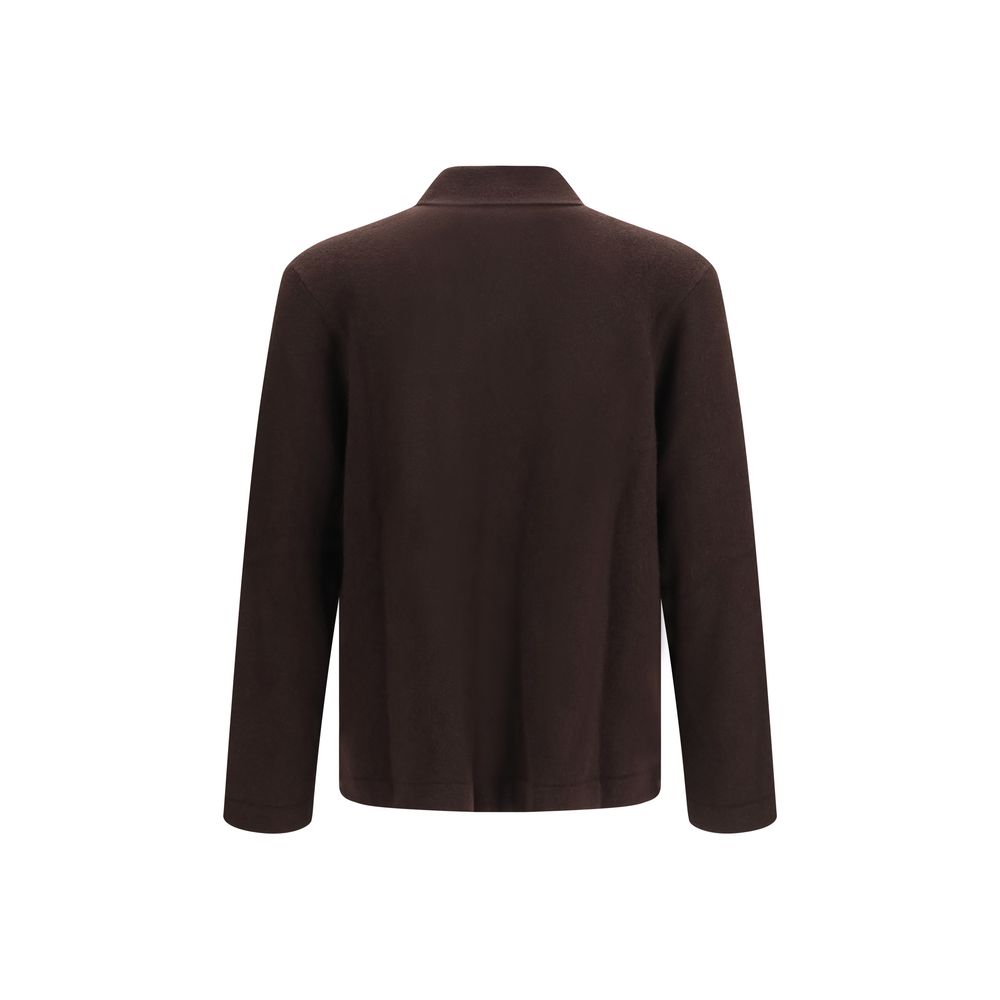 Umit Benan Brown Cashmere Cardigan