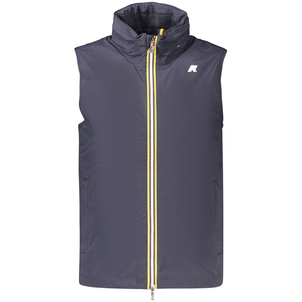 K-WAY Blue Nylon Men's Jacket