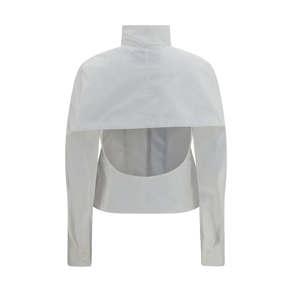 Jacquemus White Cotton Dress Shirt