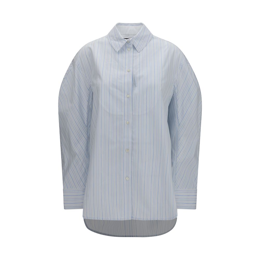 Jacquemus Blue Cotton Dress Shirt