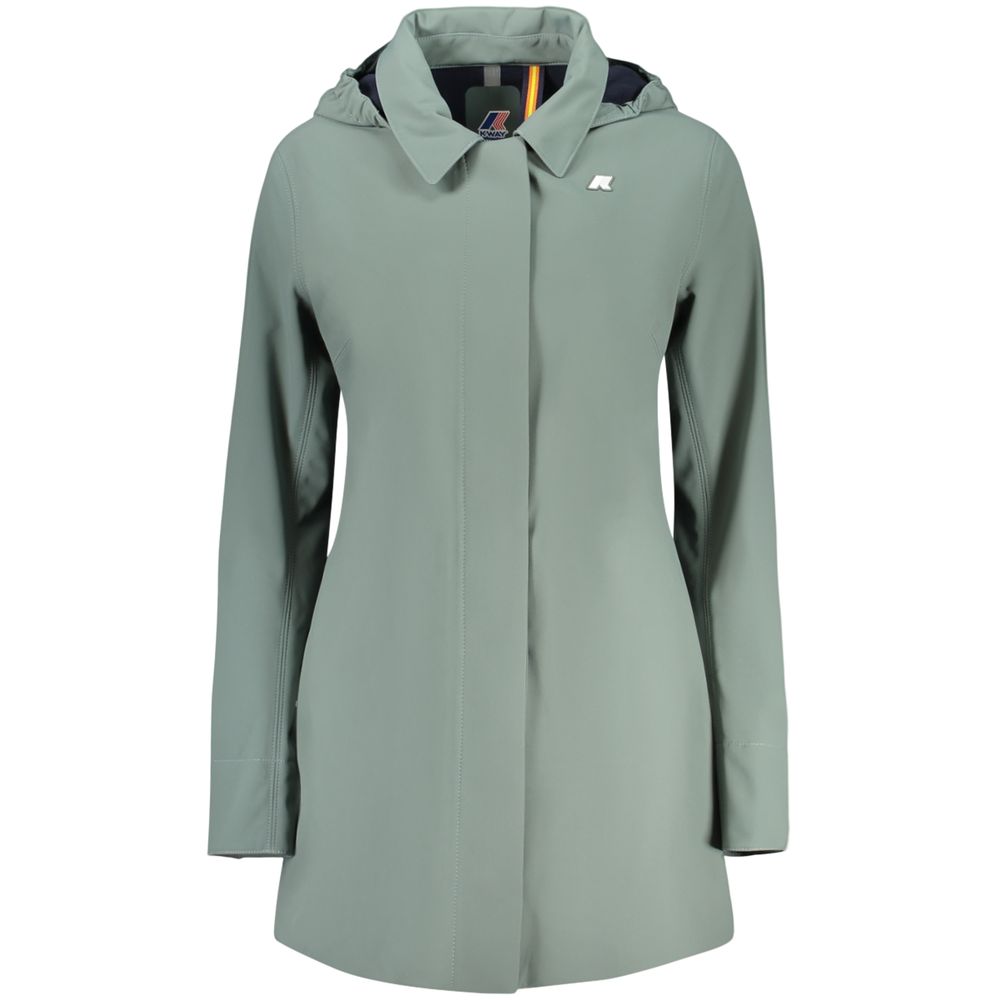 K-WAY Verde Poliestere Donna Giacca