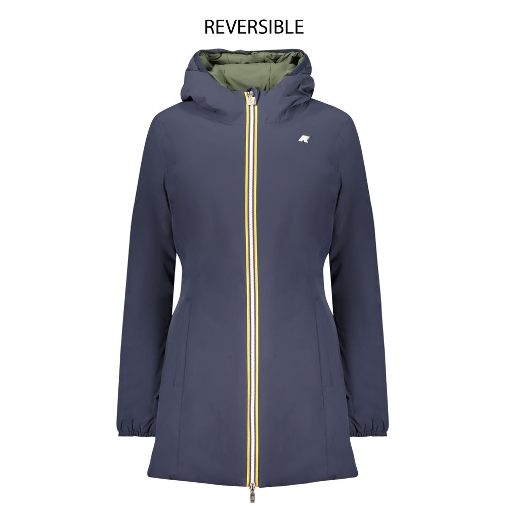 K-WAY Blue Nylon Women's Jacket