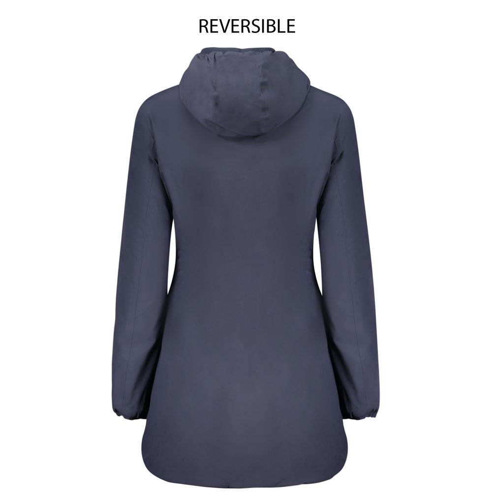 K-WAY Blue Nylon Women's Jacket