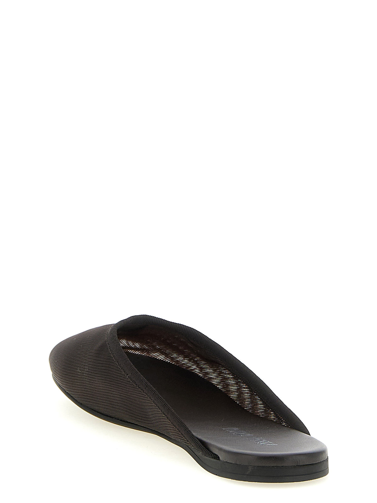 Miu Miu Black Recycled Polyester Flats