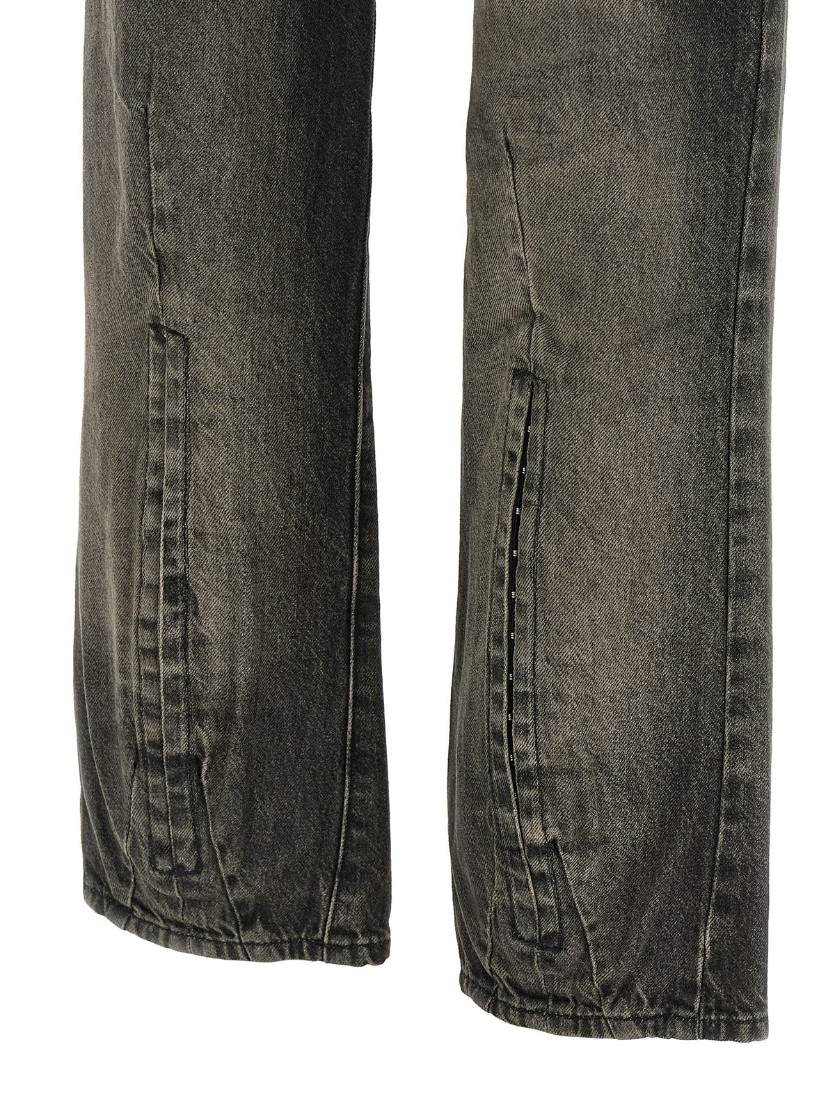 Diesel Black Cotton Straight-Leg Jeans