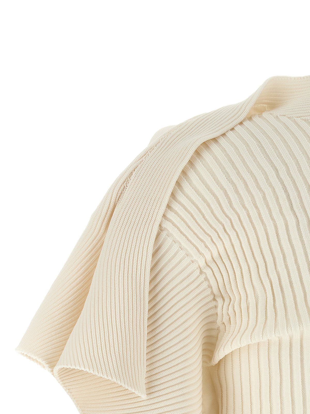 Issey Miyake White Polyester Shortsleeve Shirt