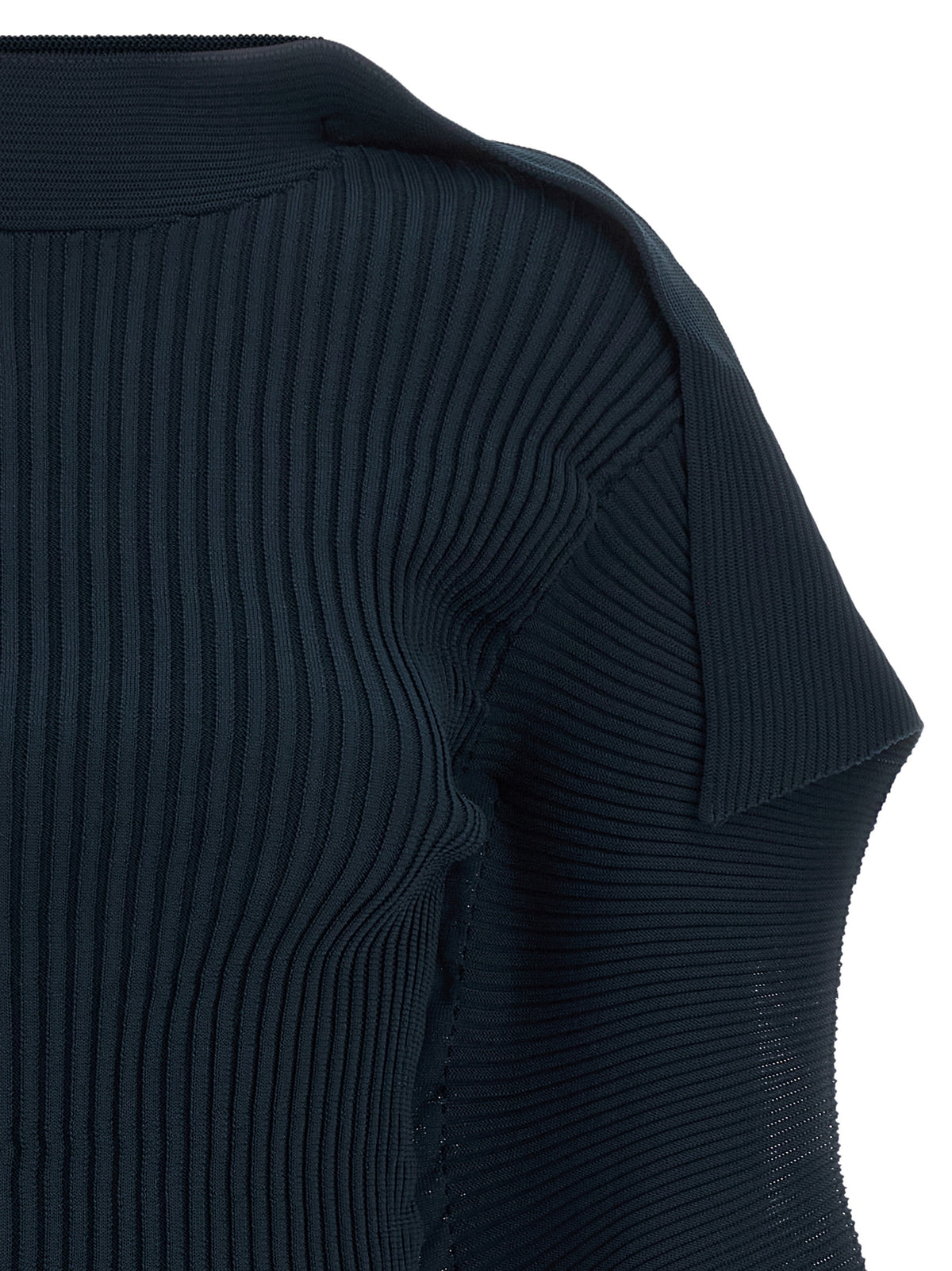 Issey Miyake Blue Polyester Pattern Shirt