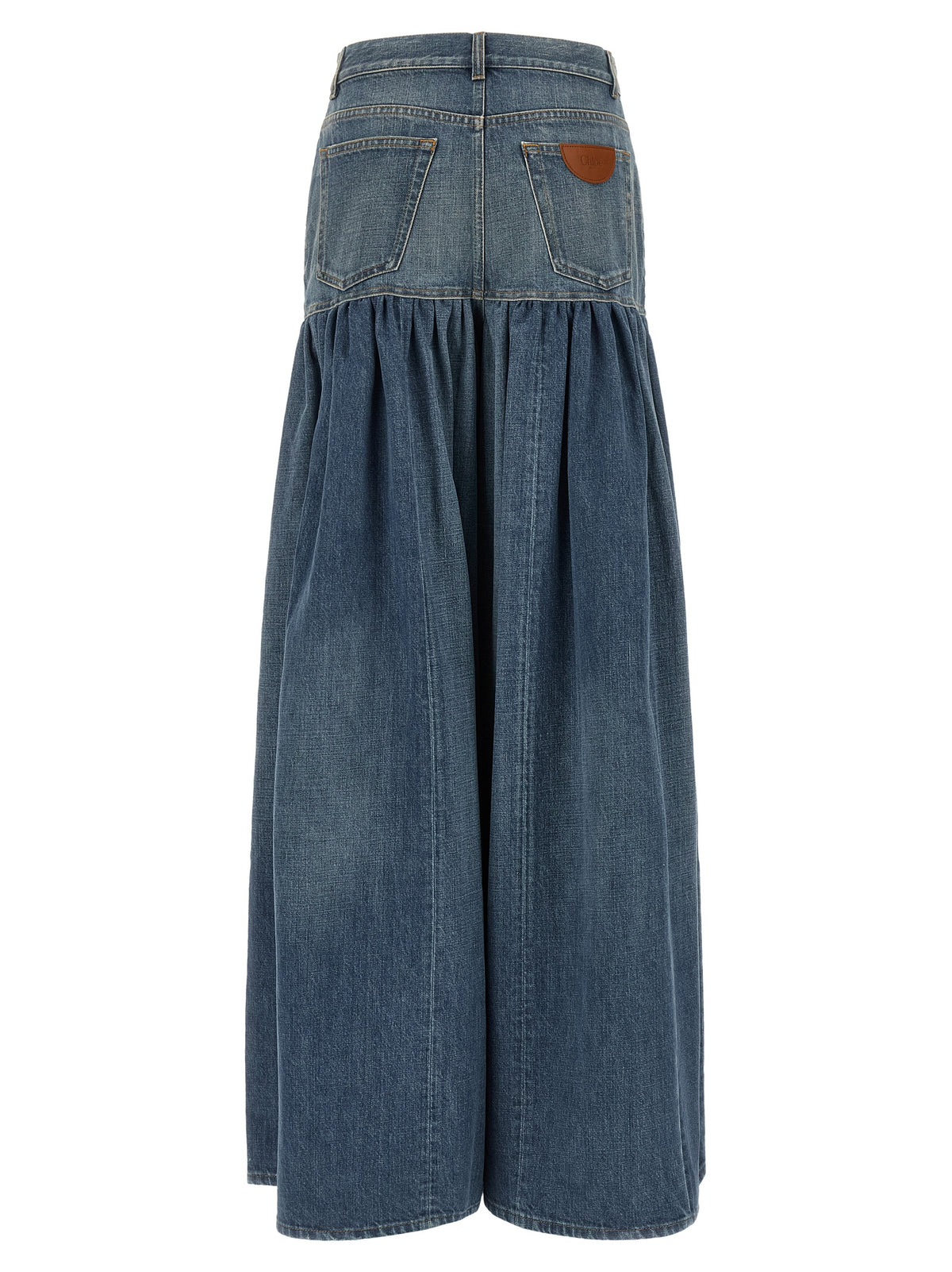 Chloé Blue Denim Skirt