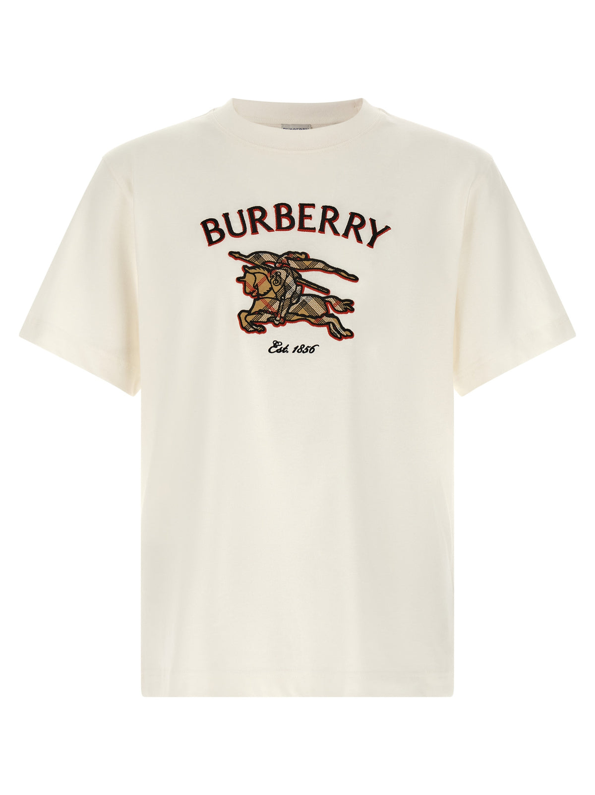 Burberry White Cotton T-Shirt