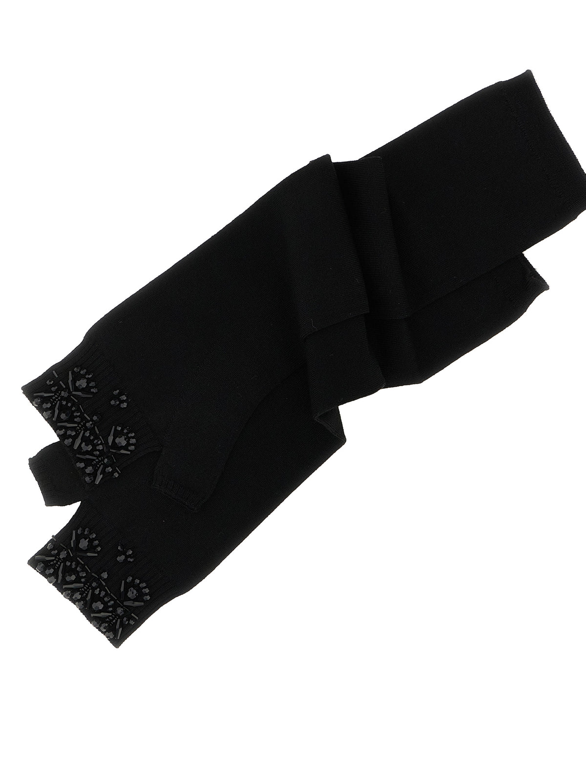 P.A.R.O.S.H. Black Wool Gloves