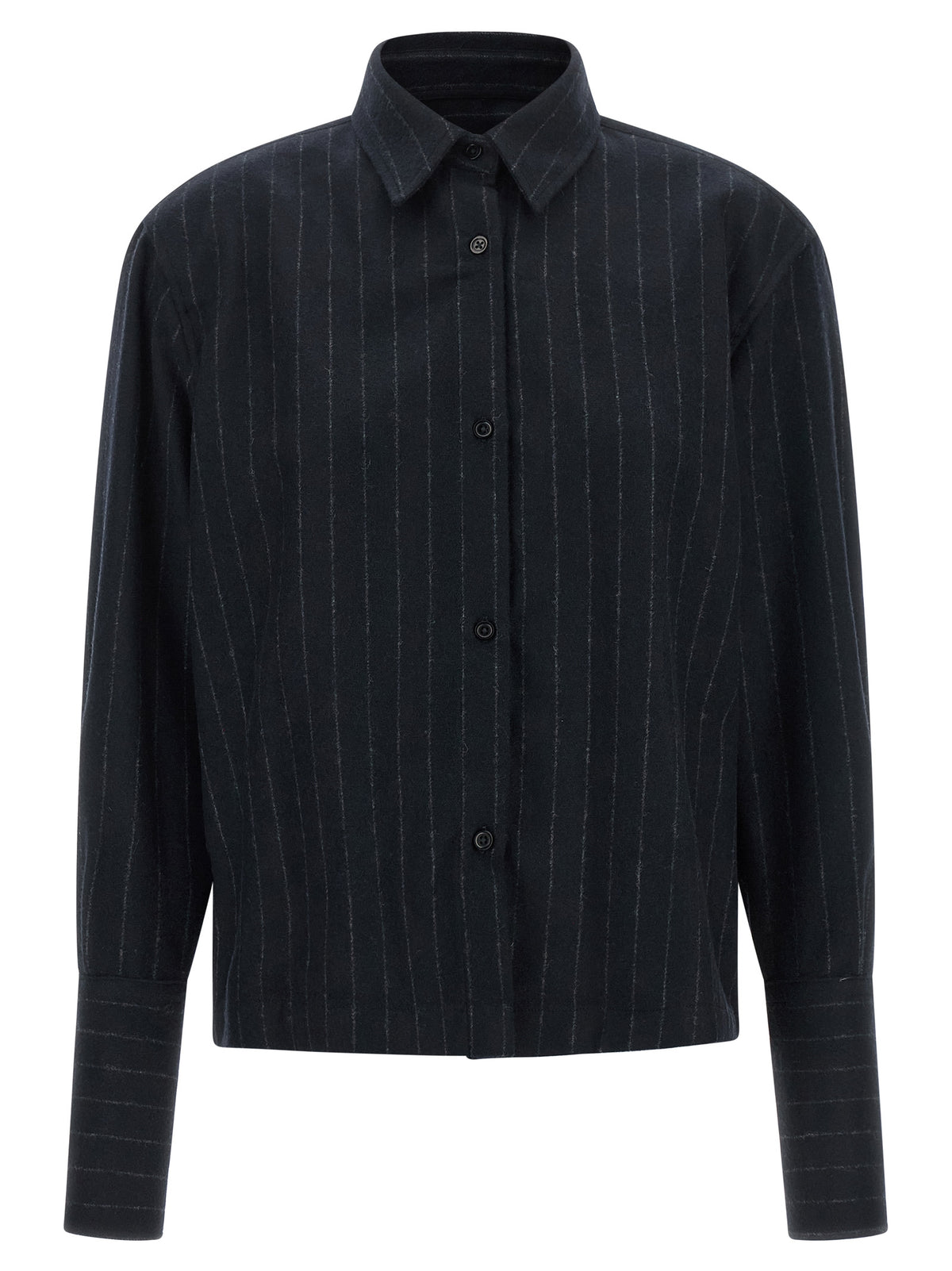 THELATEST Blue Polyamide Blouse