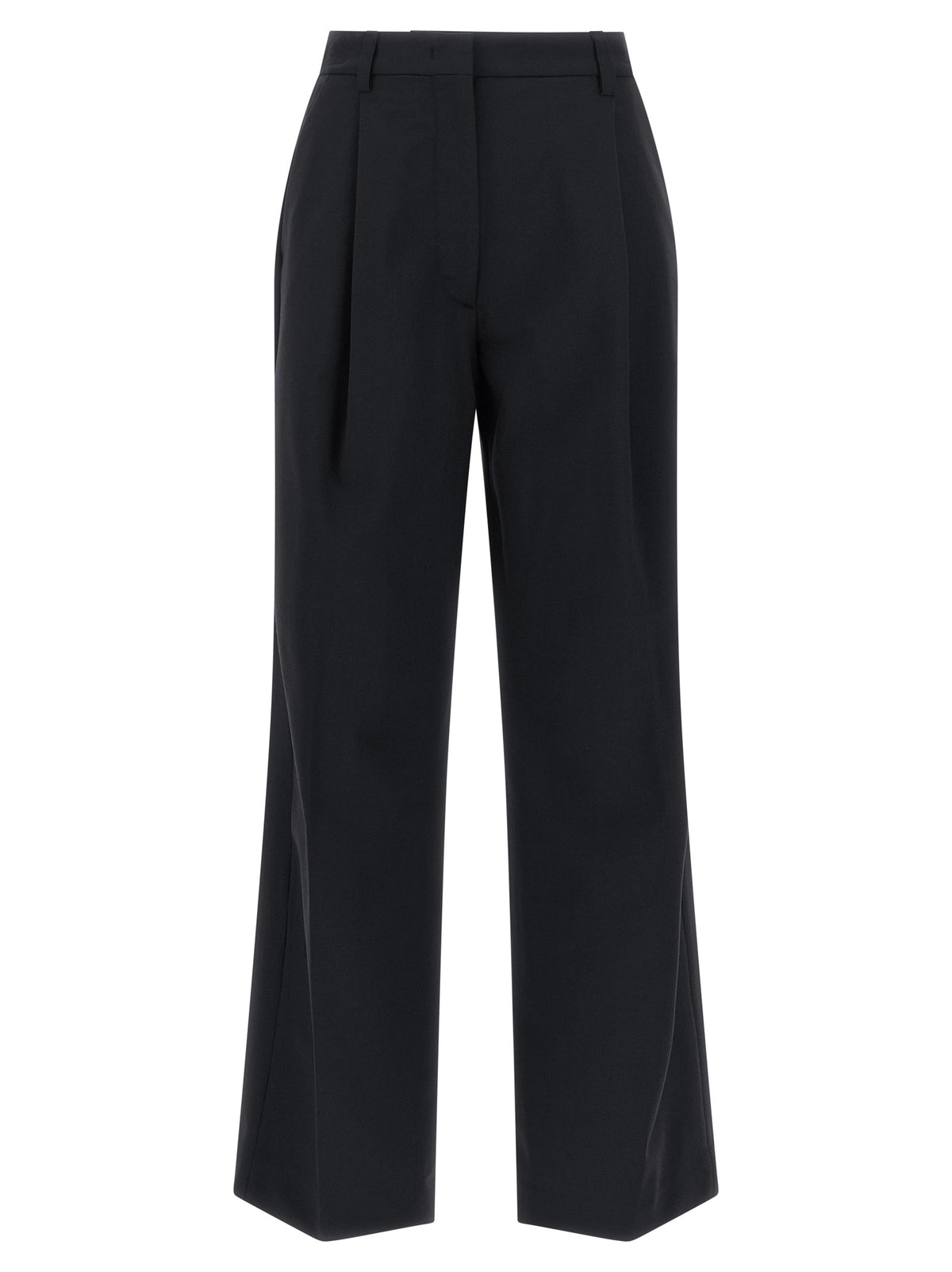 THELATEST Blue Polyester Casual Pants