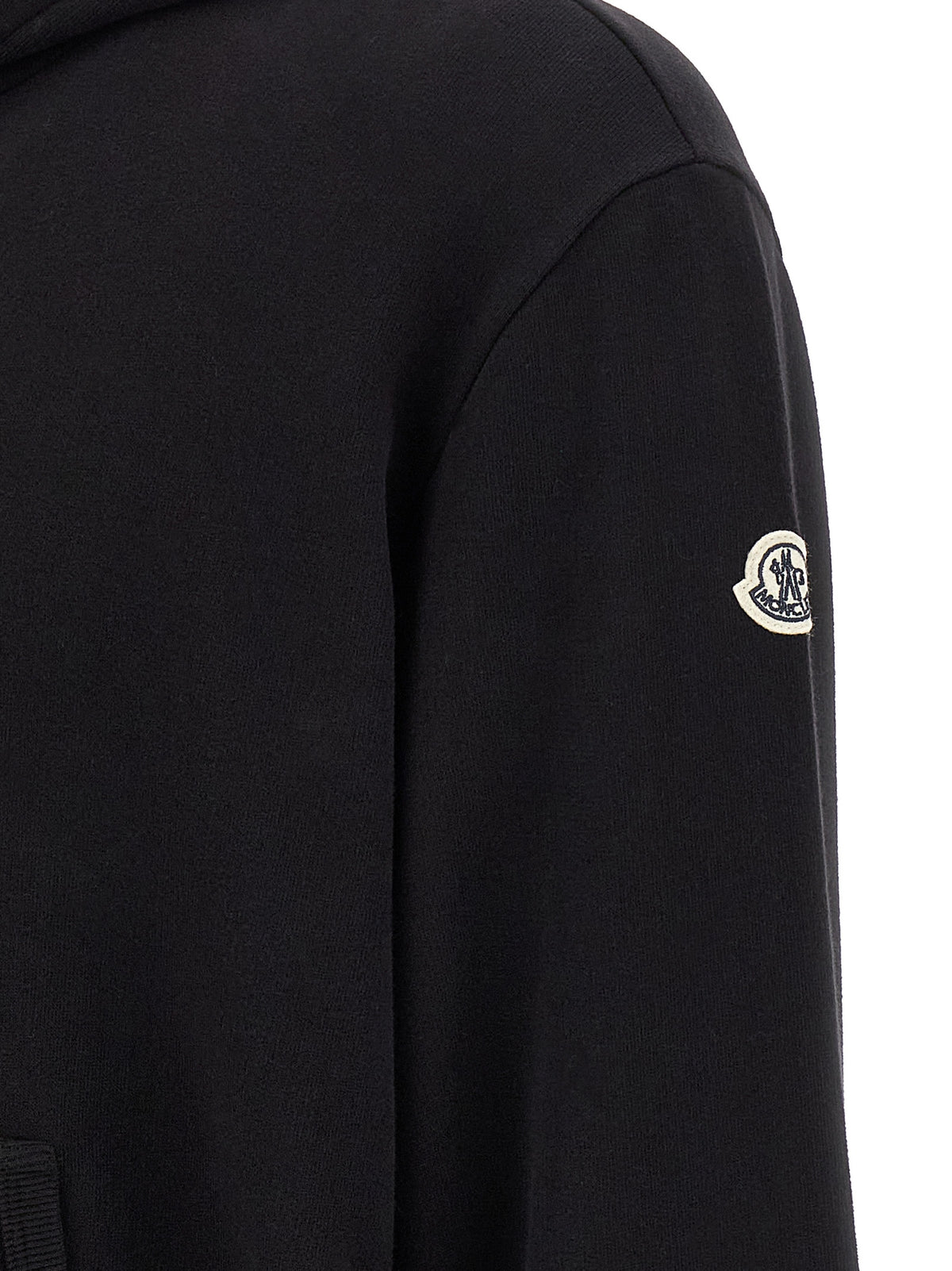 MONCLER GENIUS Black Cotton Sweatshirt