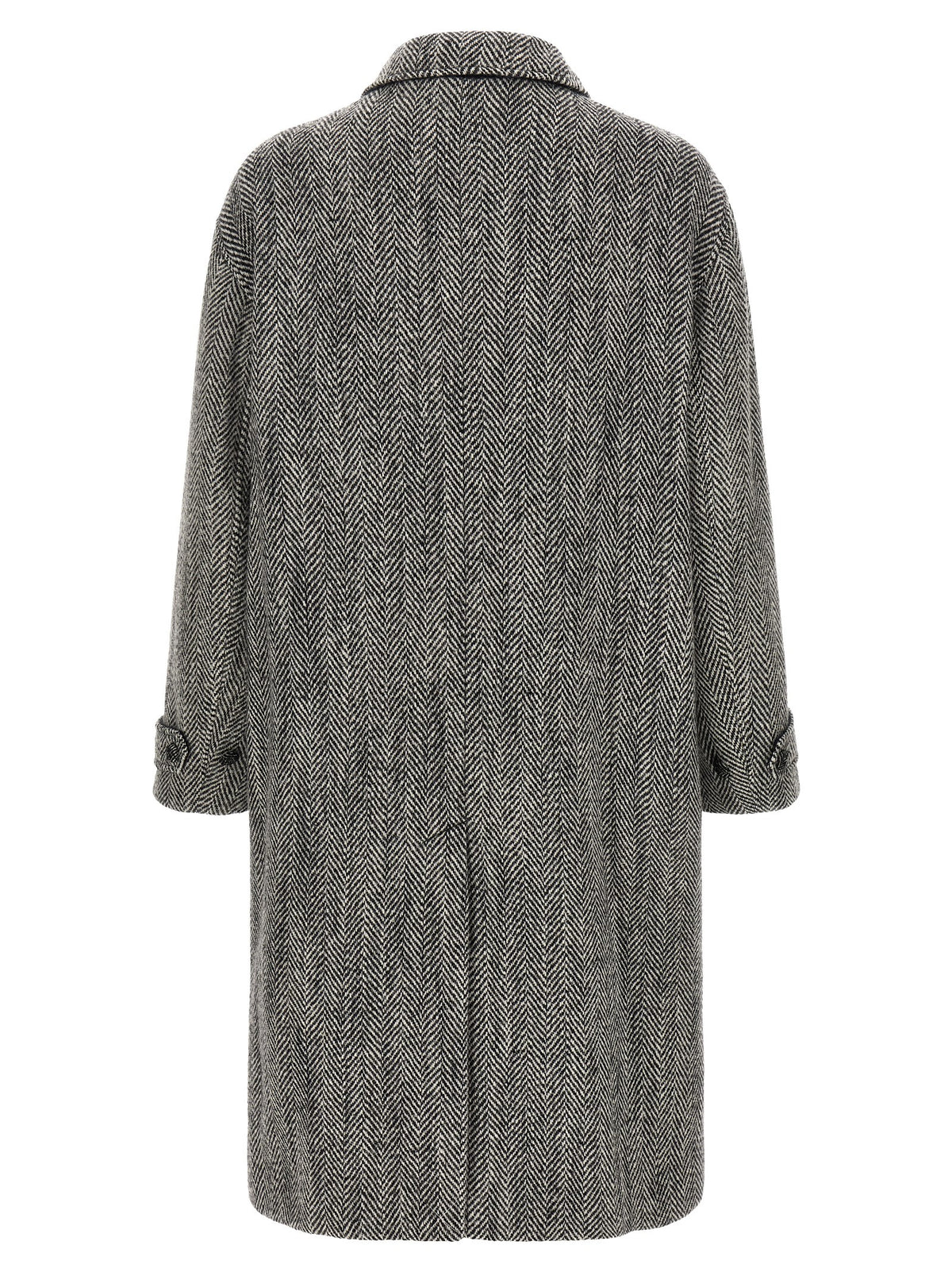 Dolce & Gabbana Multicolor Virgin Wool Coat