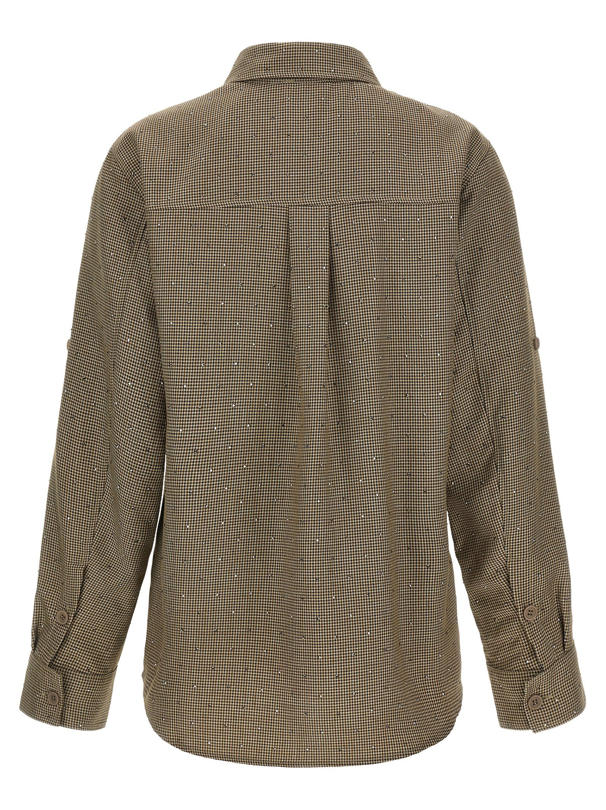P.A.R.O.S.H. Brown Polyester Blouse