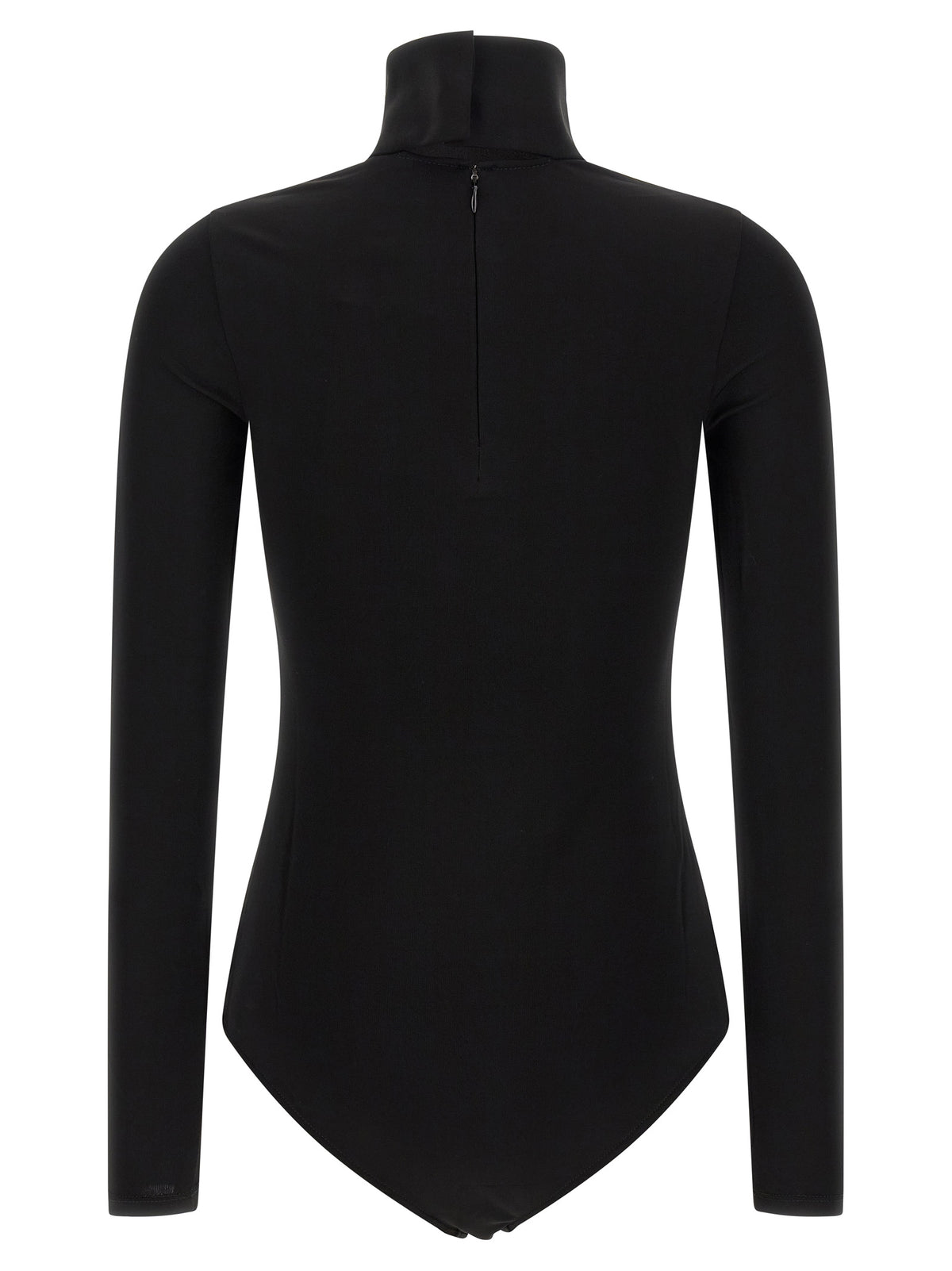 Courrèges Black Viscose Bodysuit